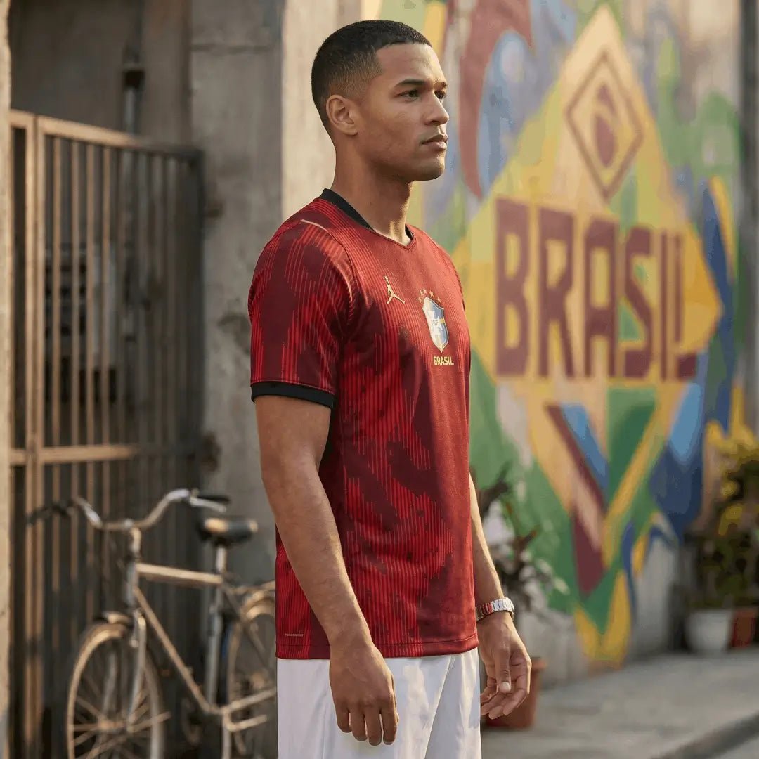 Camisa Seleção Brasileira Vermelha 26/27 - Torcedor Masculina - 